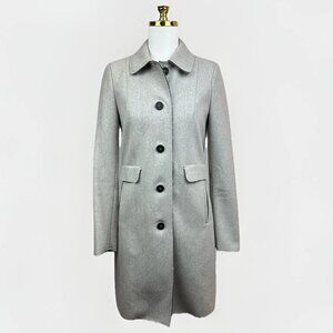 🌟 NWOT — Zara Trafaluc Wool-Blend Coat — Light Gray — Women’s Small 🌟  ✨